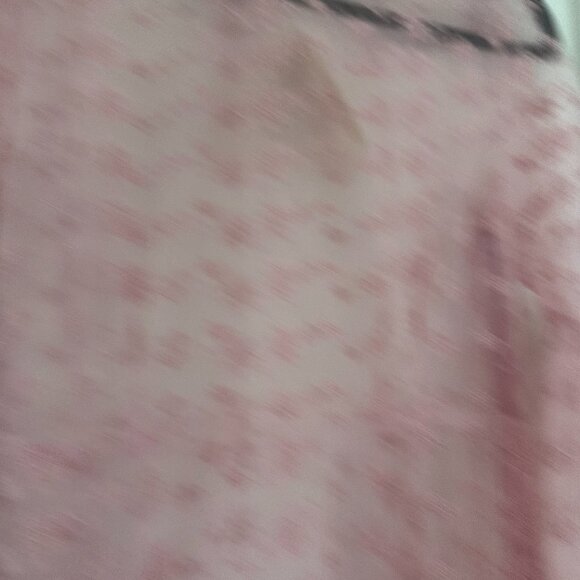 NWT DOEN Adalise Midi Dress Sz Large Tulip Pink Floral Lace Sheer Beach Cover-Up - Picture 7 of 11